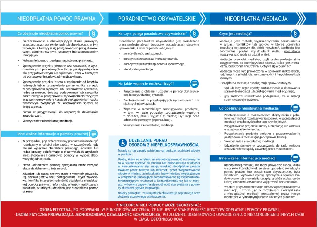 Ustawa o nieodpłatnej pomocy prawnej: Jak uzyskać wsparcie?