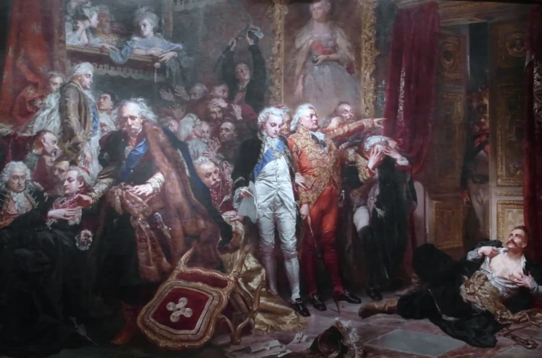 Atmosfera sejmu rozbiorowego: mrok, napięcie i utrata nadziei